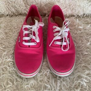 Pink Vans Women Size 10